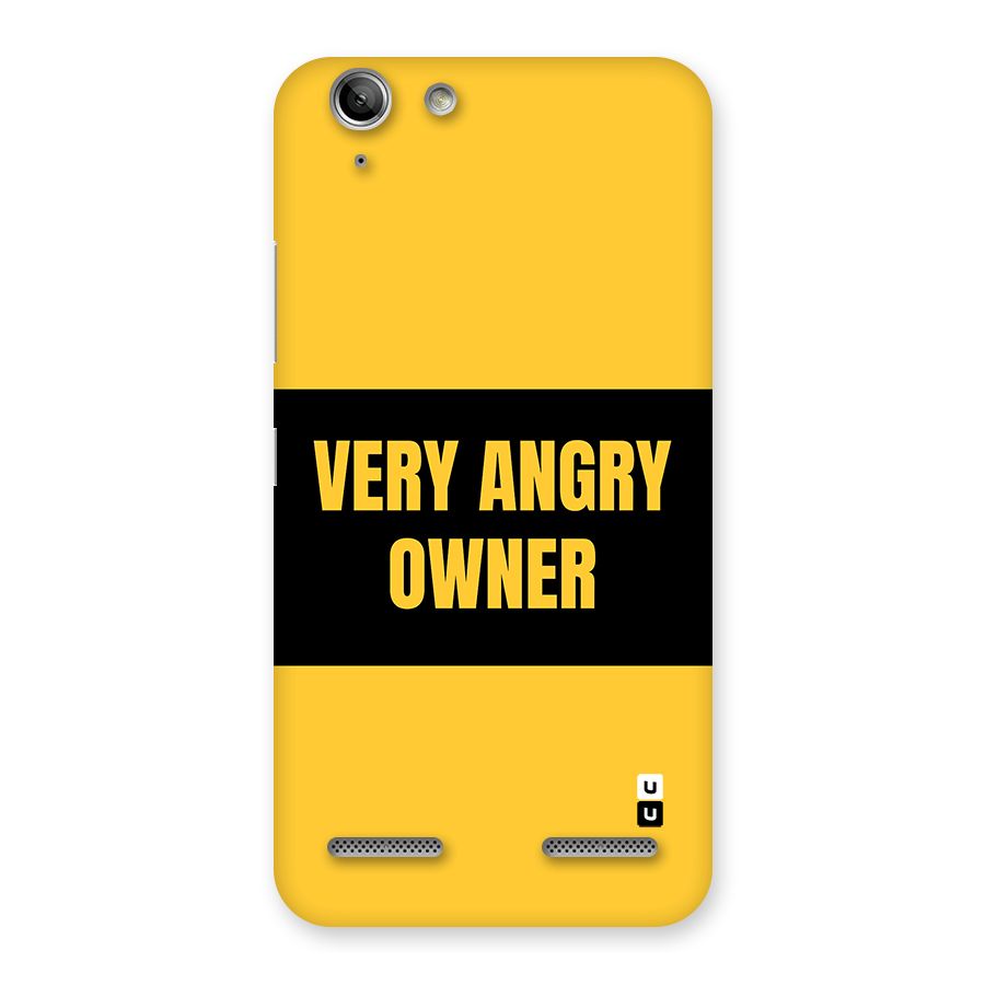 Angry Owner Back Case for Vibe K5 Plus