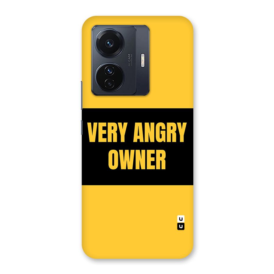 Angry Owner Back Case for Vivo T1 Pro