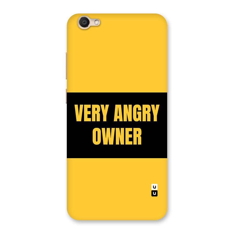 Angry Owner Back Case for Vivo V5