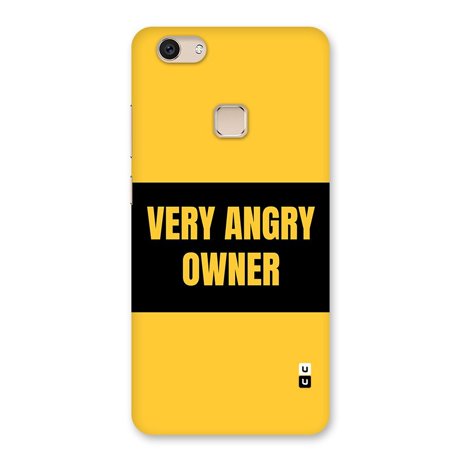 Angry Owner Back Case for Vivo V7
