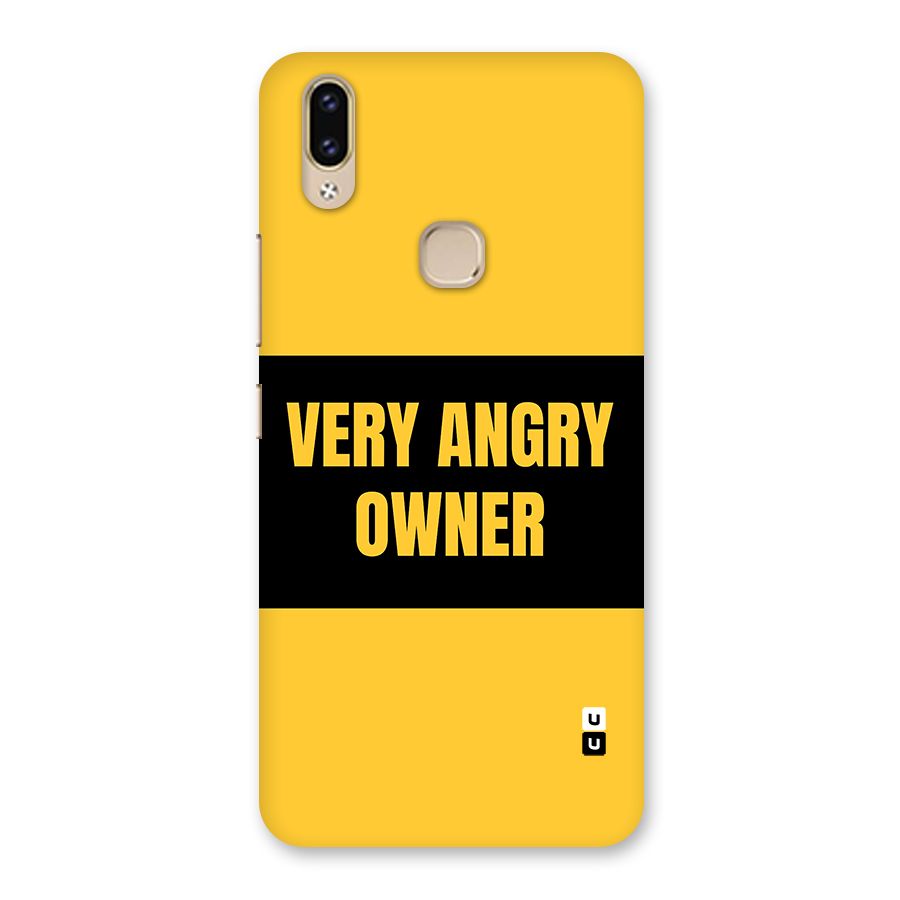 Angry Owner Back Case for Vivo V9 Youth
