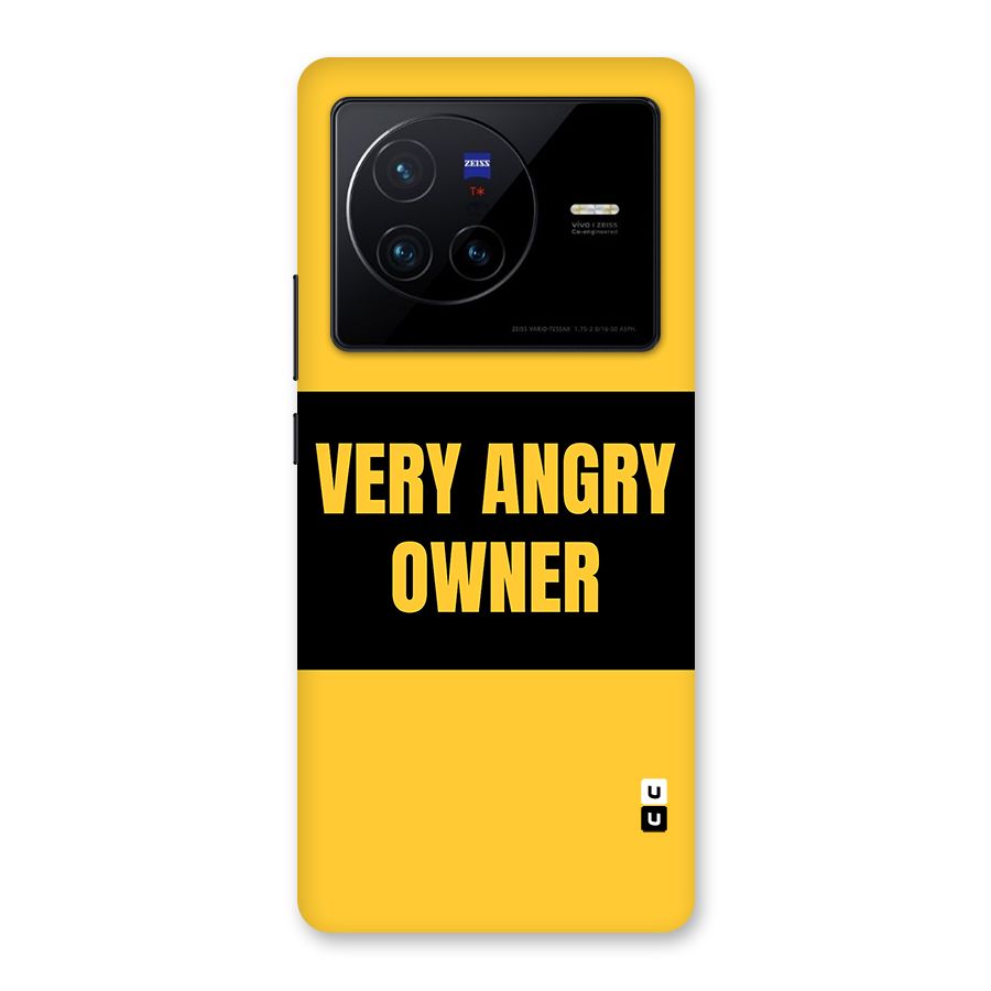 Angry Owner Back Case for Vivo X80