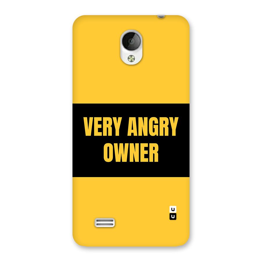 Angry Owner Back Case for Vivo Y21