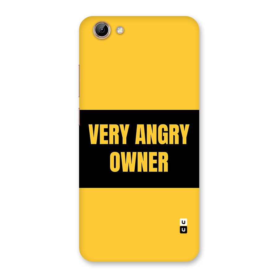Angry Owner Back Case for Vivo Y71