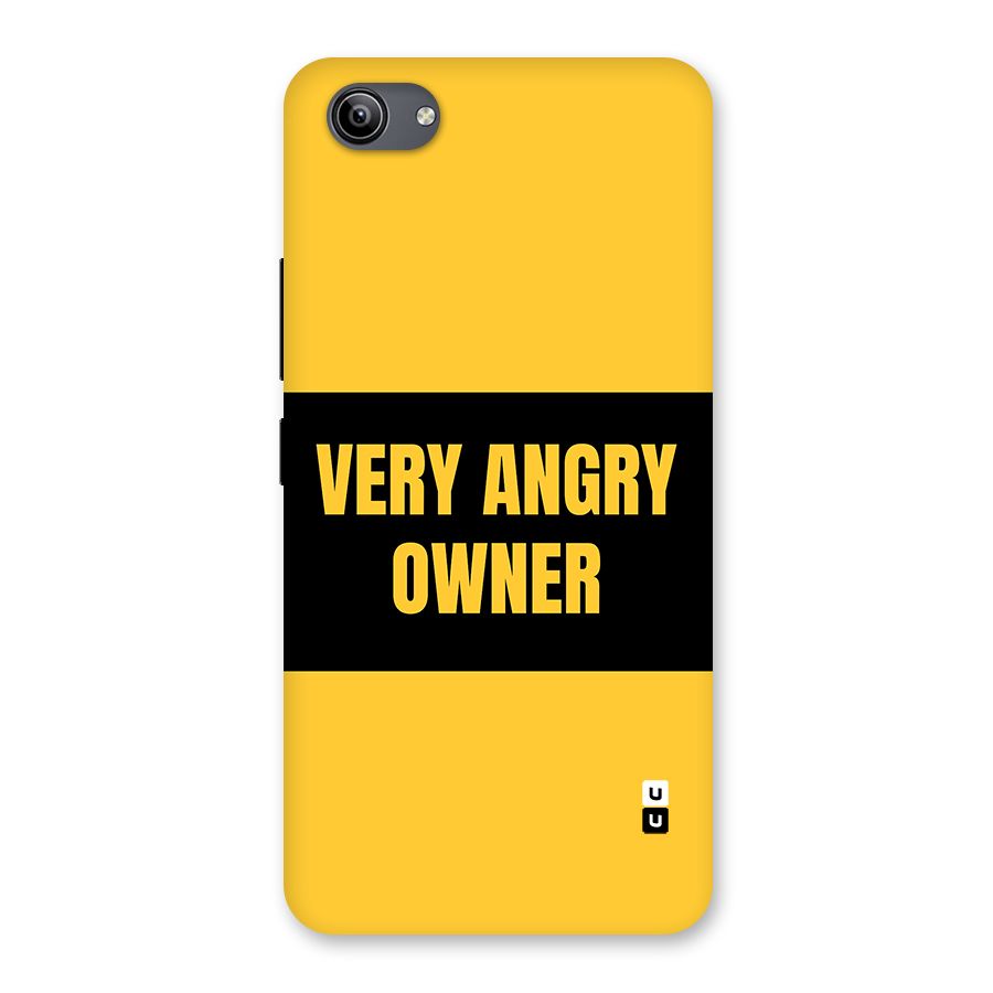 Angry Owner Back Case for Vivo Y81i
