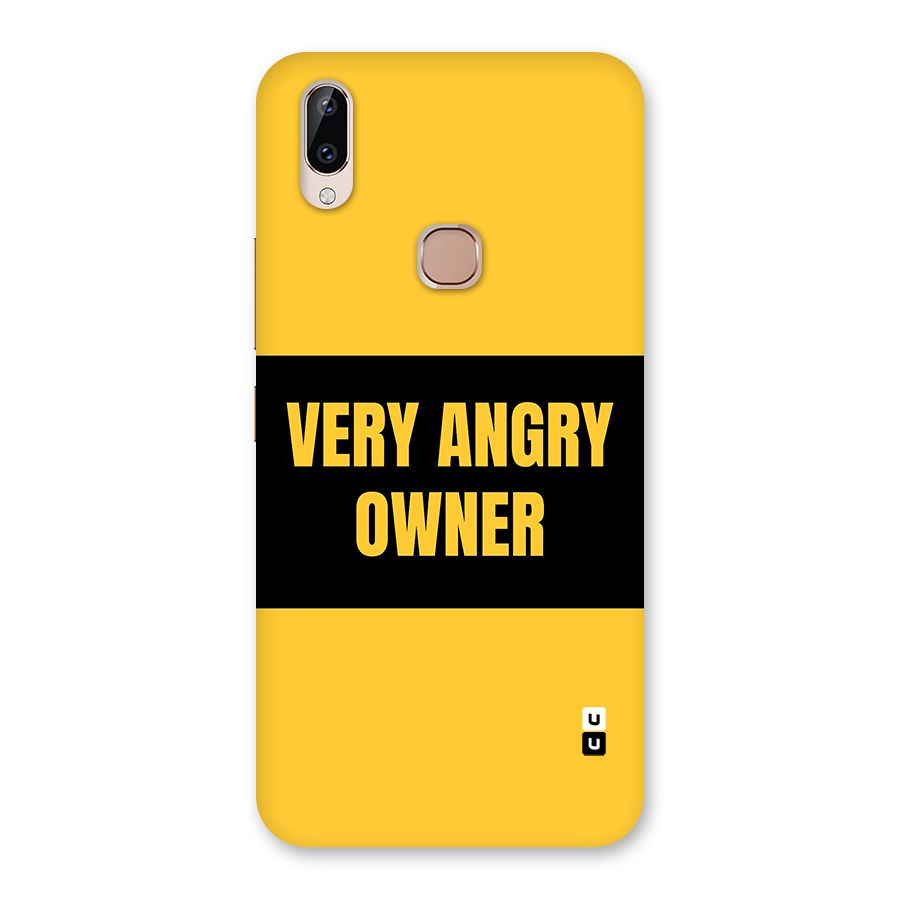Angry Owner Back Case for Vivo Y83 Pro