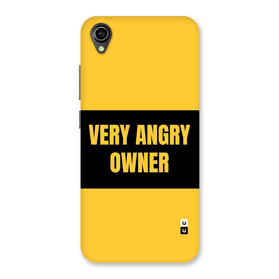 Angry Owner Back Case for Vivo Y90