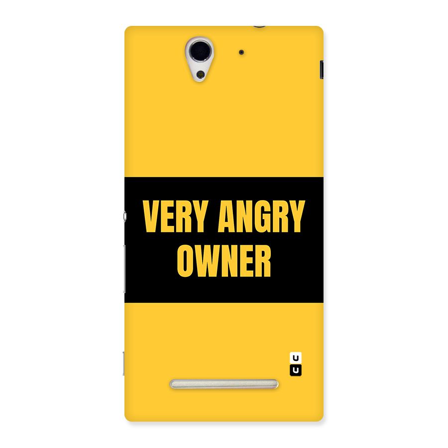 Angry Owner Back Case for Xperia C3