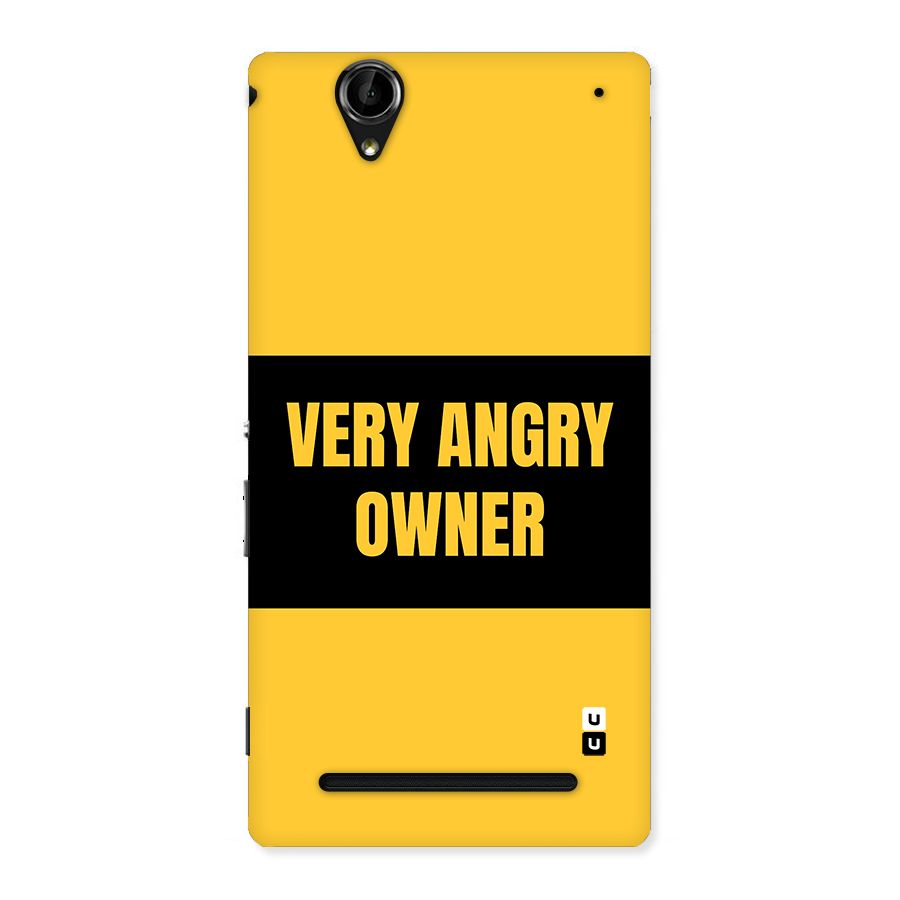 Angry Owner Back Case for Xperia T2