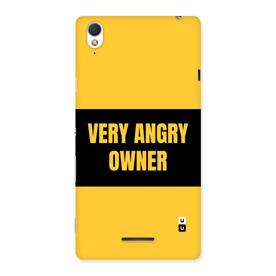 Angry Owner Back Case for Xperia T3