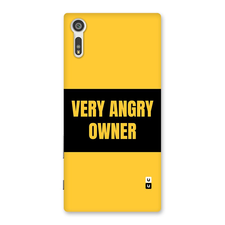 Angry Owner Back Case for Xperia XZ