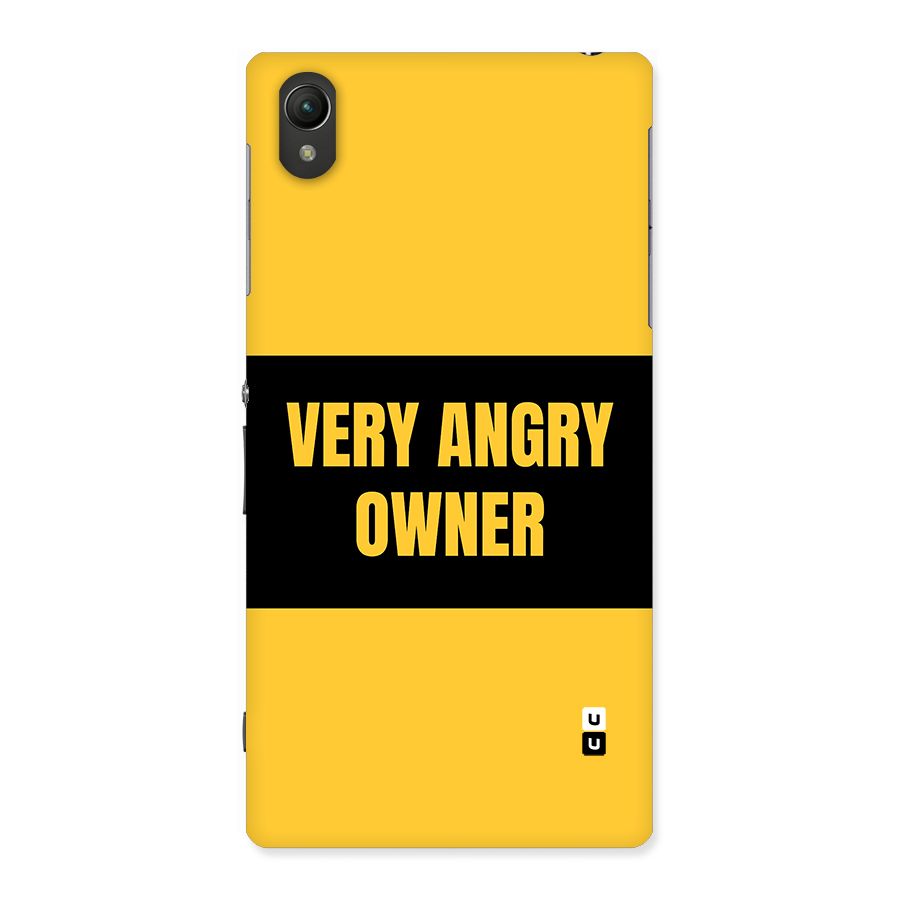 Angry Owner Back Case for Xperia Z1
