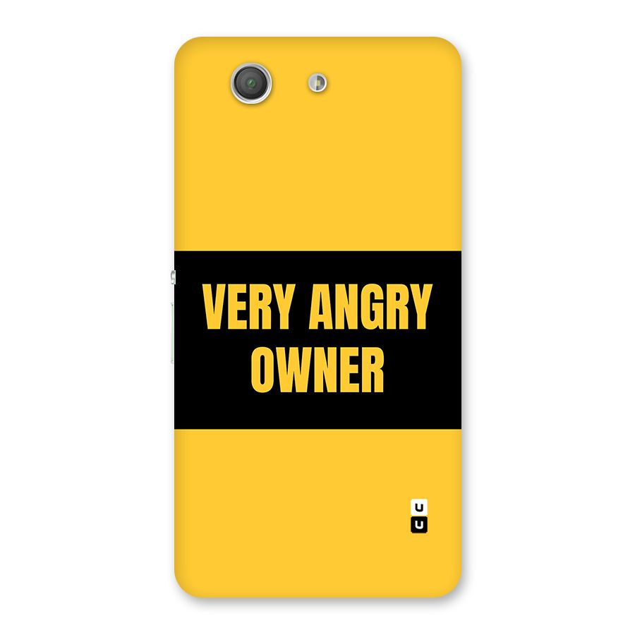 Angry Owner Back Case for Xperia Z3 Compact