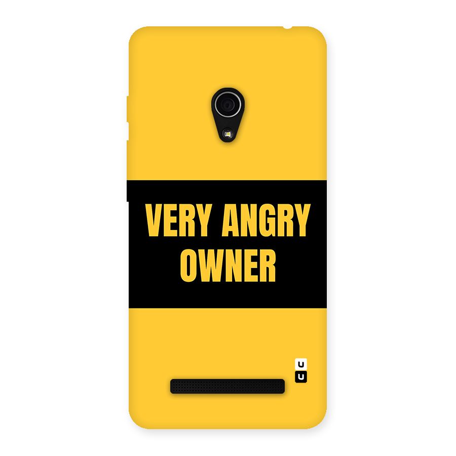 Angry Owner Back Case for Zenfone 5