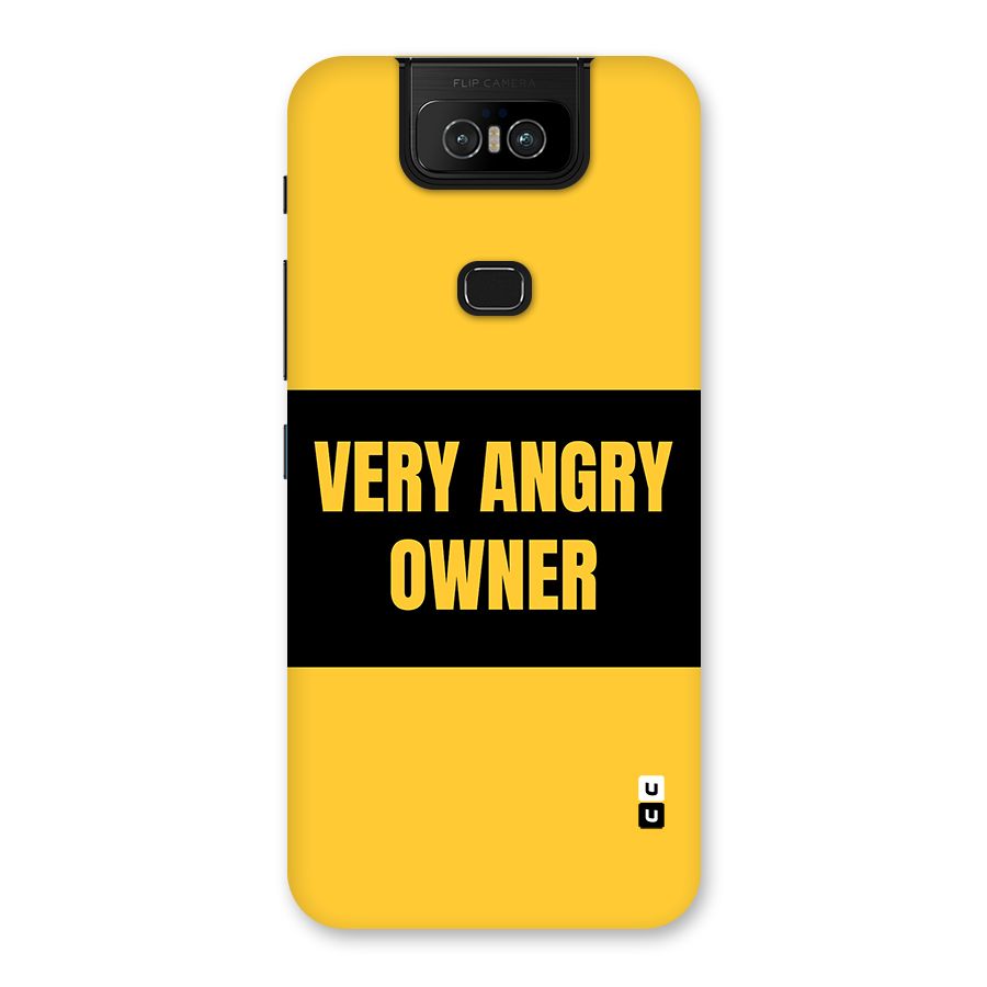 Angry Owner Back Case for Zenfone 6z