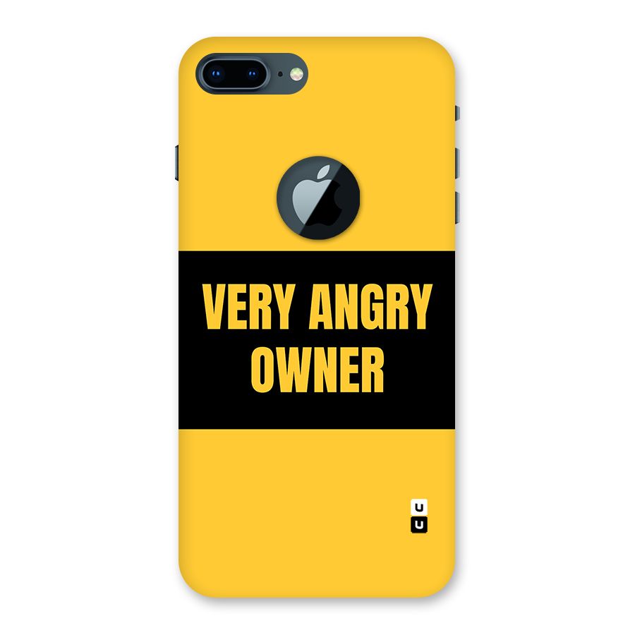 Angry Owner Back Case for iPhone 7 Plus Logo Cut