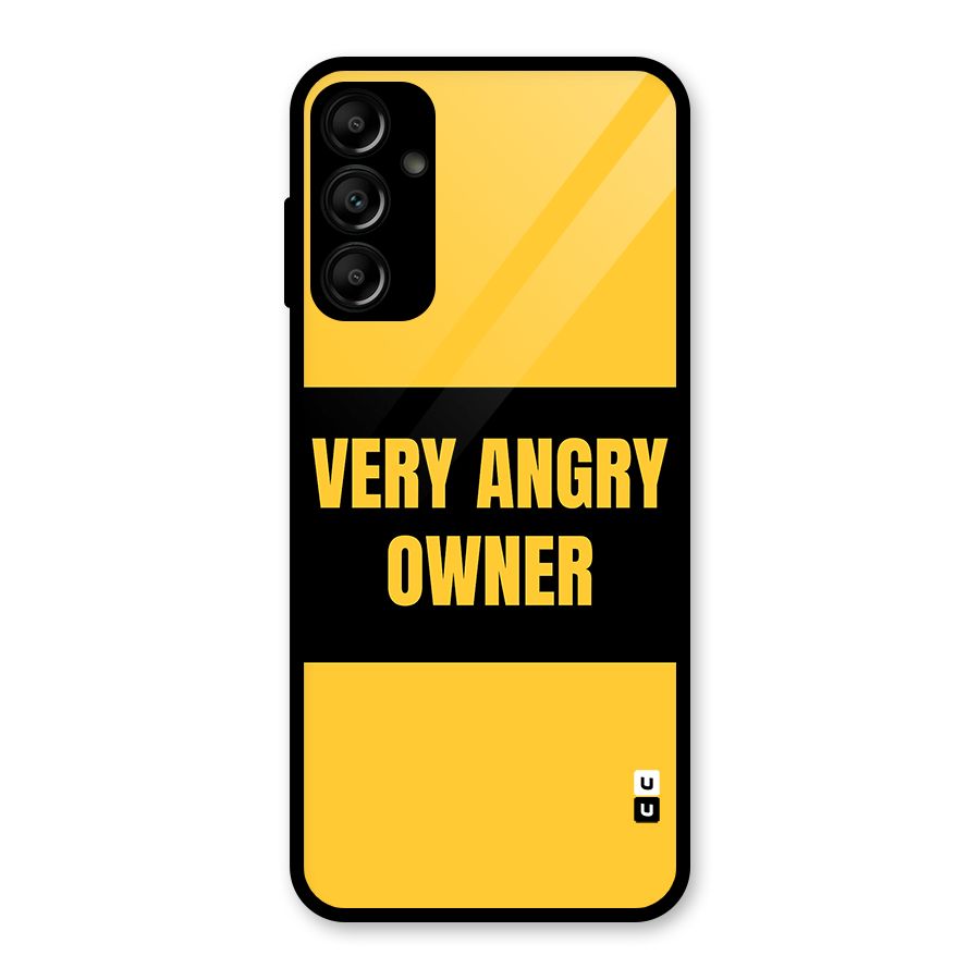 Angry Owner Glass Back Case for Galaxy A14 5G