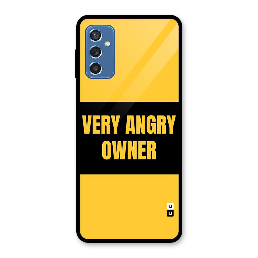 Angry Owner Glass Back Case for Galaxy M52 5G