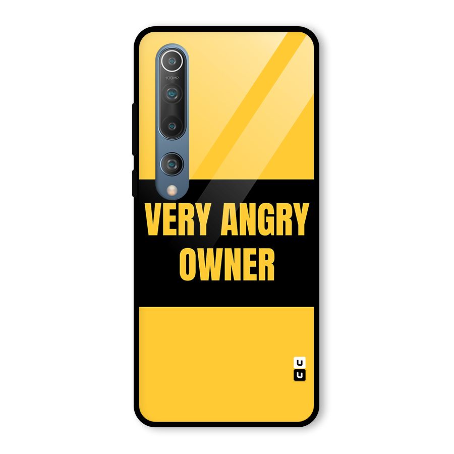 Angry Owner Glass Back Case for Mi 10