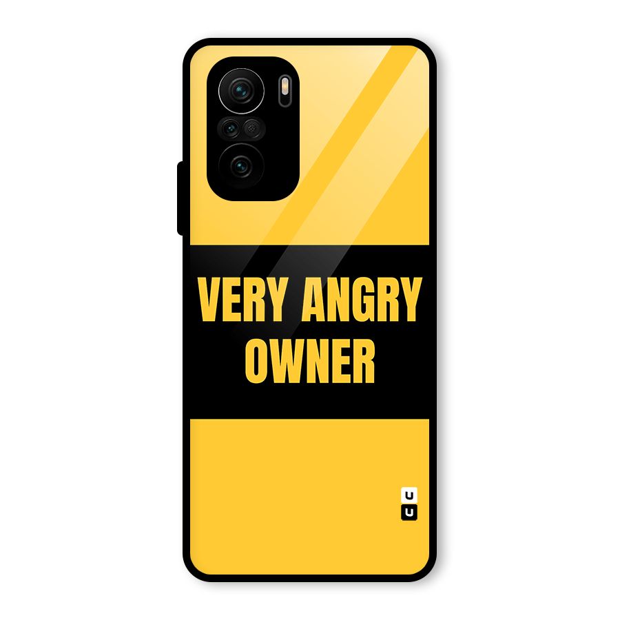 Angry Owner Glass Back Case for Mi 11X Pro