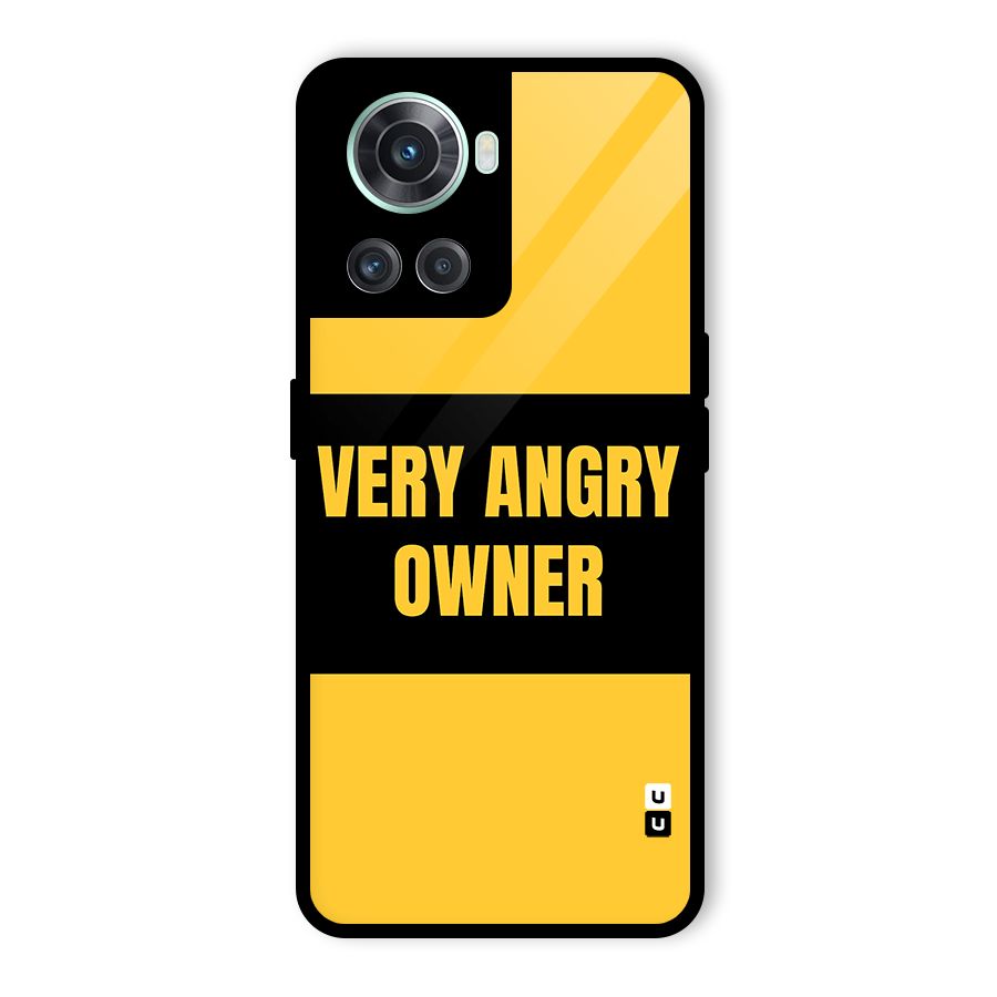Angry Owner Glass Back Case for OnePlus 10R
