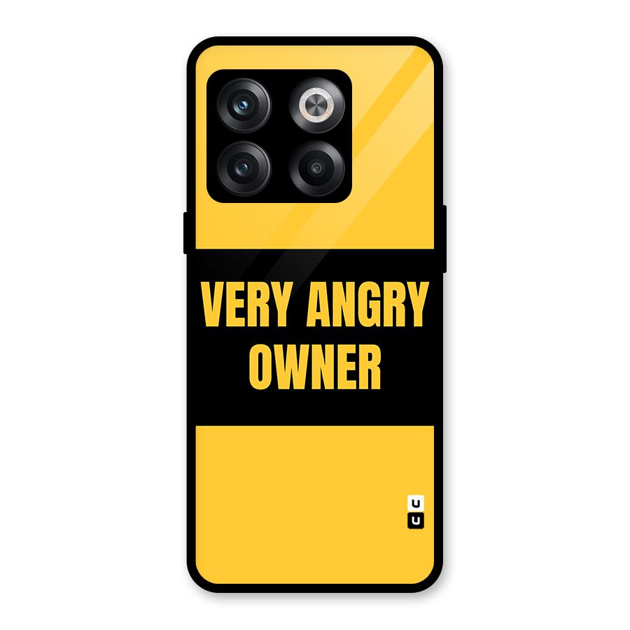 Angry Owner Glass Back Case for OnePlus 10T
