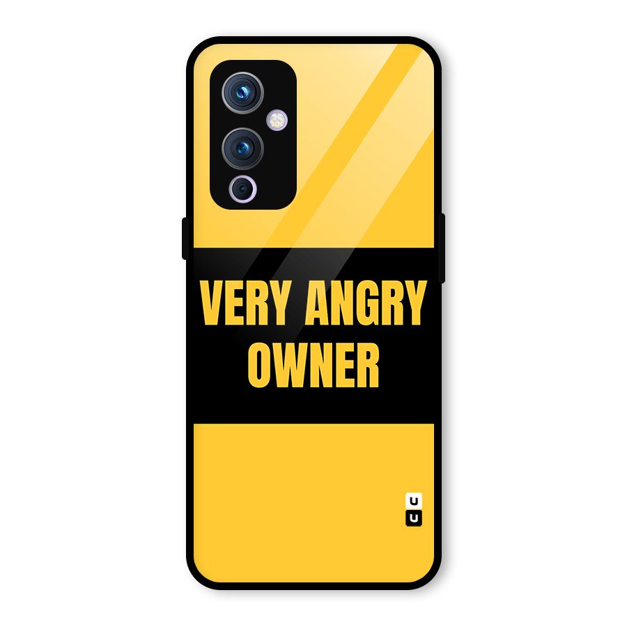 Angry Owner Glass Back Case for OnePlus 9