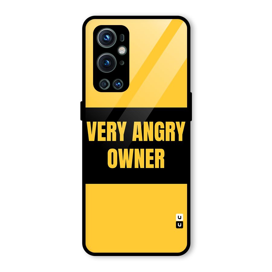 Angry Owner Glass Back Case for OnePlus 9 Pro