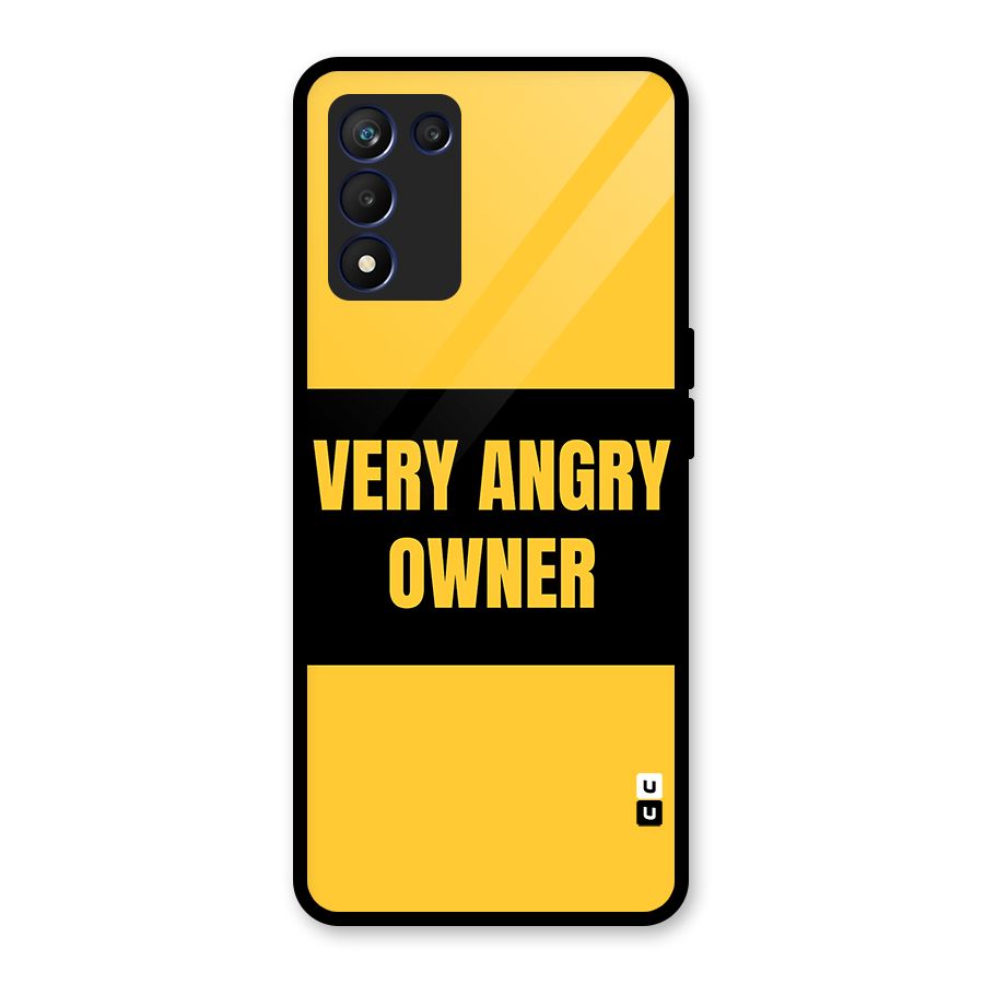 Angry Owner Glass Back Case for Realme 9 5G Speed