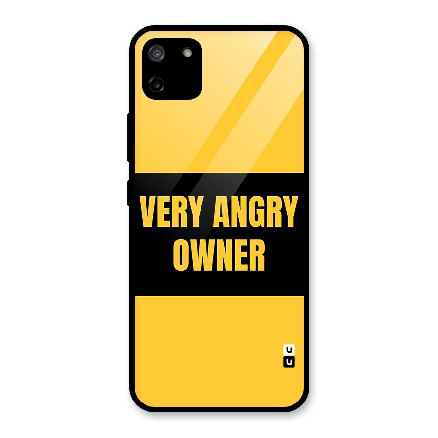 Angry Owner Glass Back Case for Realme C11