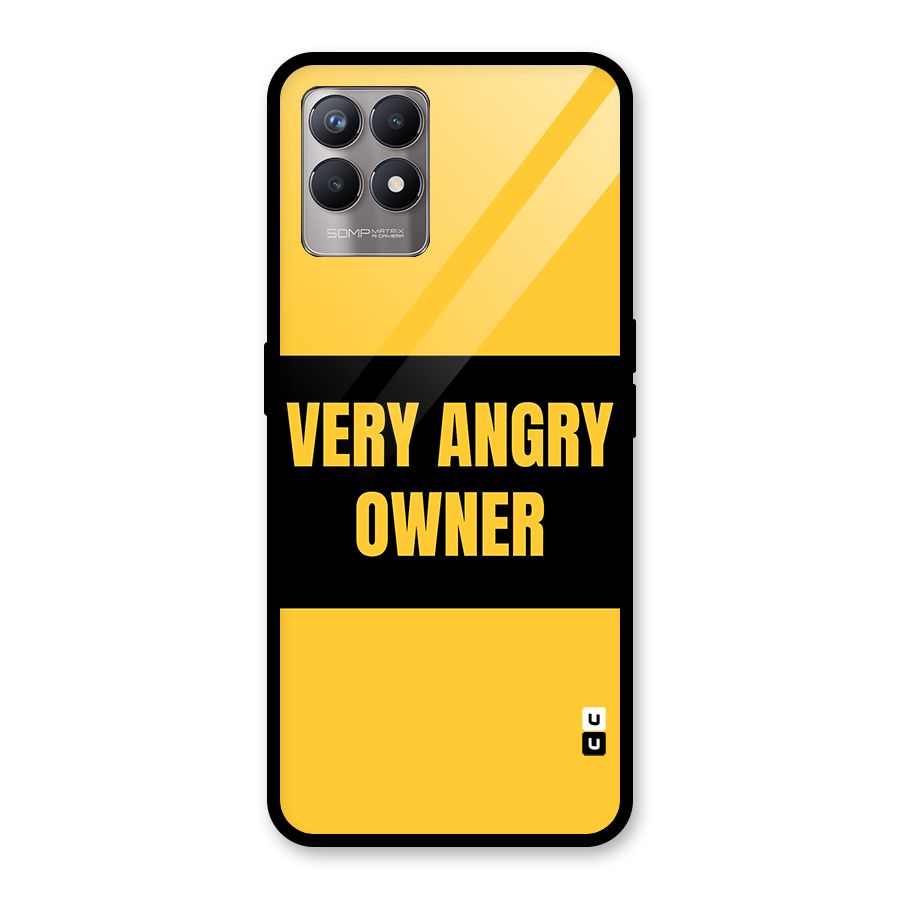 Angry Owner Glass Back Case for Realme Narzo 50