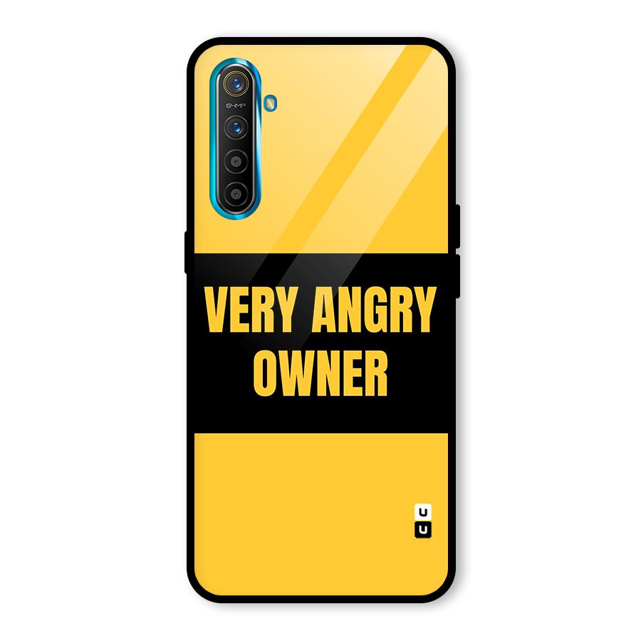 Angry Owner Glass Back Case for Realme X2