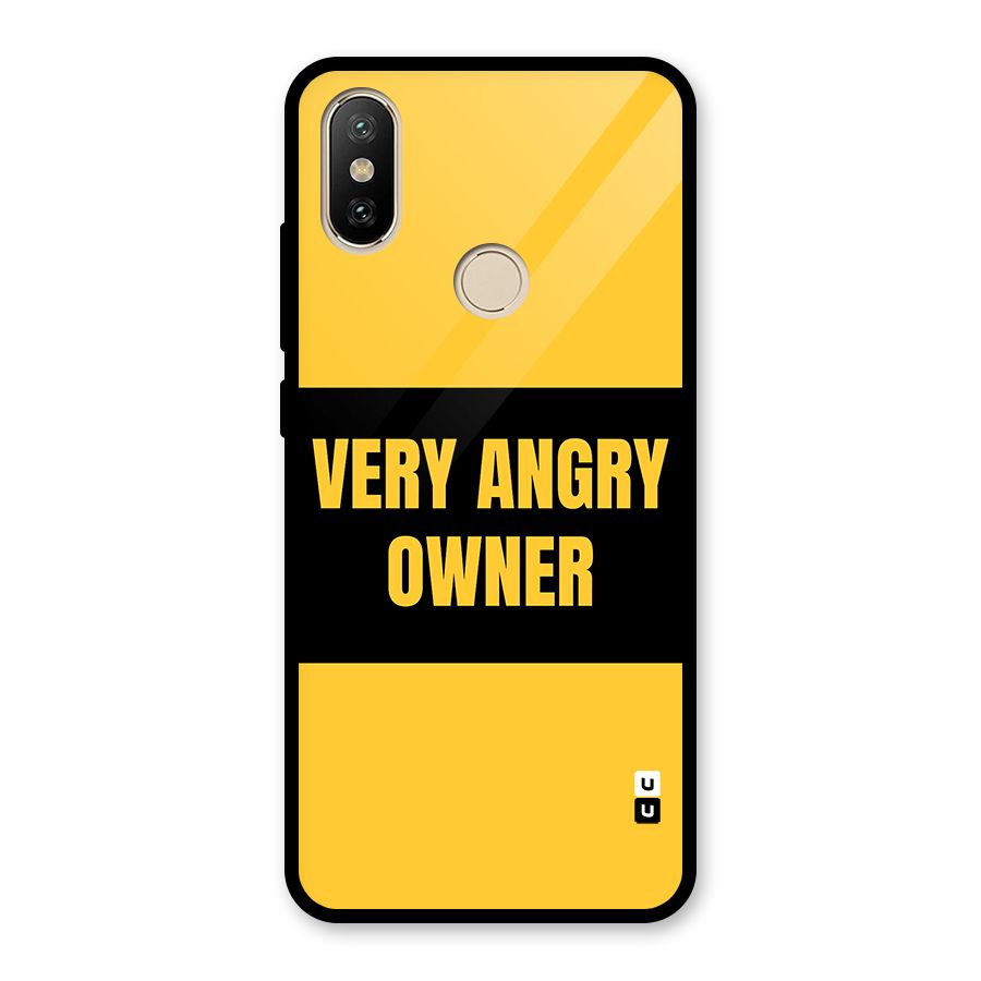 Angry Owner Glass Back Case for Redmi A2