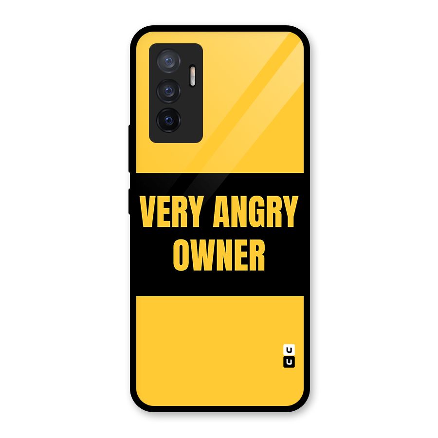 Angry Owner Glass Back Case for Vivo V23e