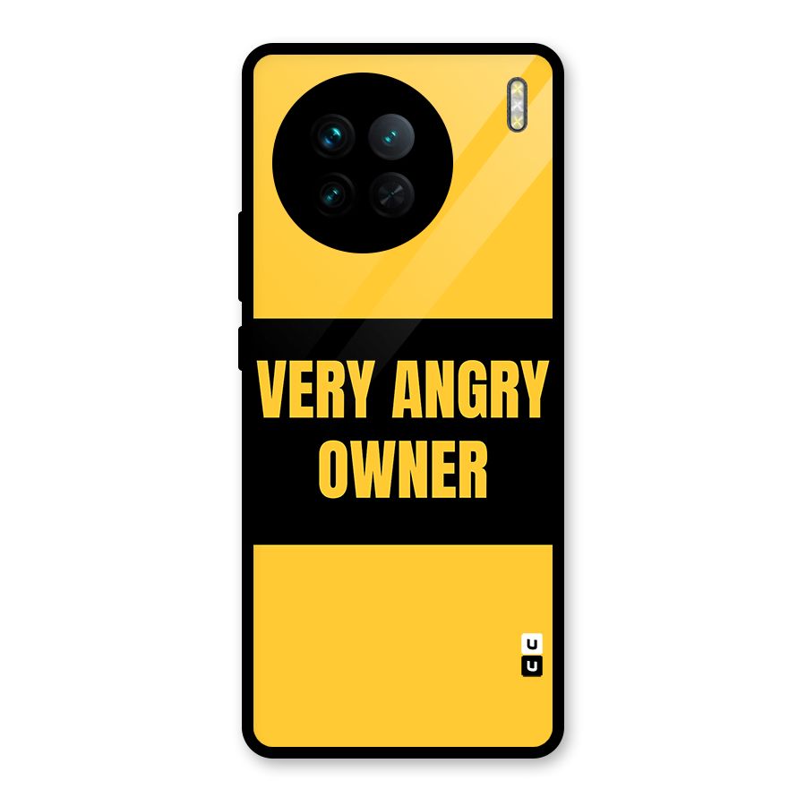 Angry Owner Glass Back Case for Vivo X90
