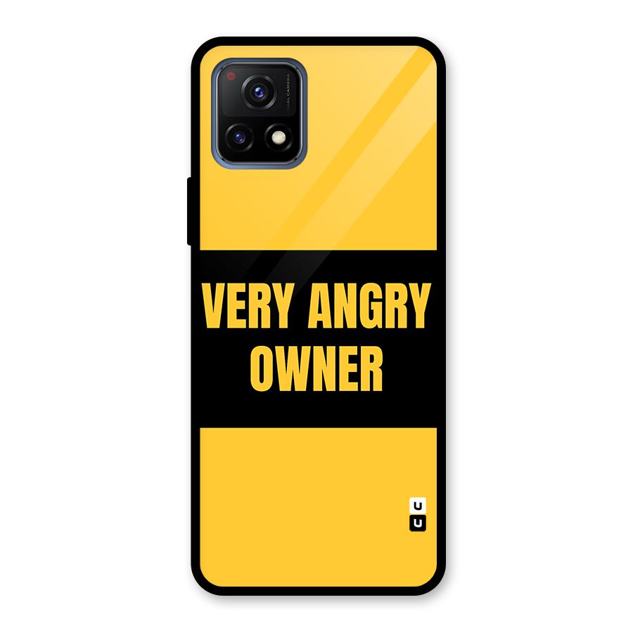 Angry Owner Glass Back Case for Vivo Y72 5G