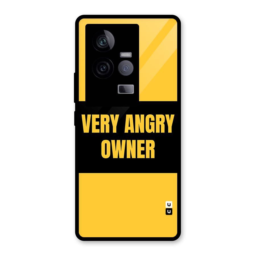 Angry Owner Glass Back Case for Vivo iQOO 11 5G