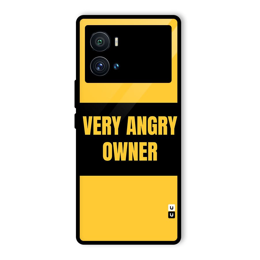 Angry Owner Glass Back Case for Vivo iQOO 9 Pro