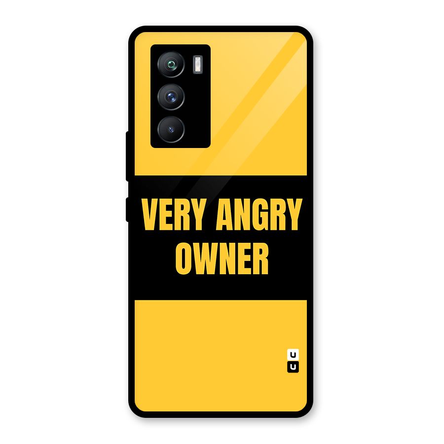 Angry Owner Glass Back Case for Vivo iQOO 9 SE