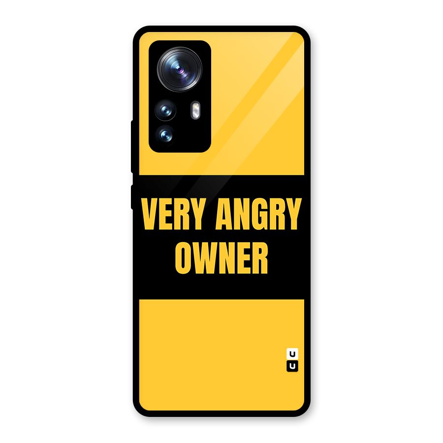 Angry Owner Glass Back Case for Xiaomi 12 Pro