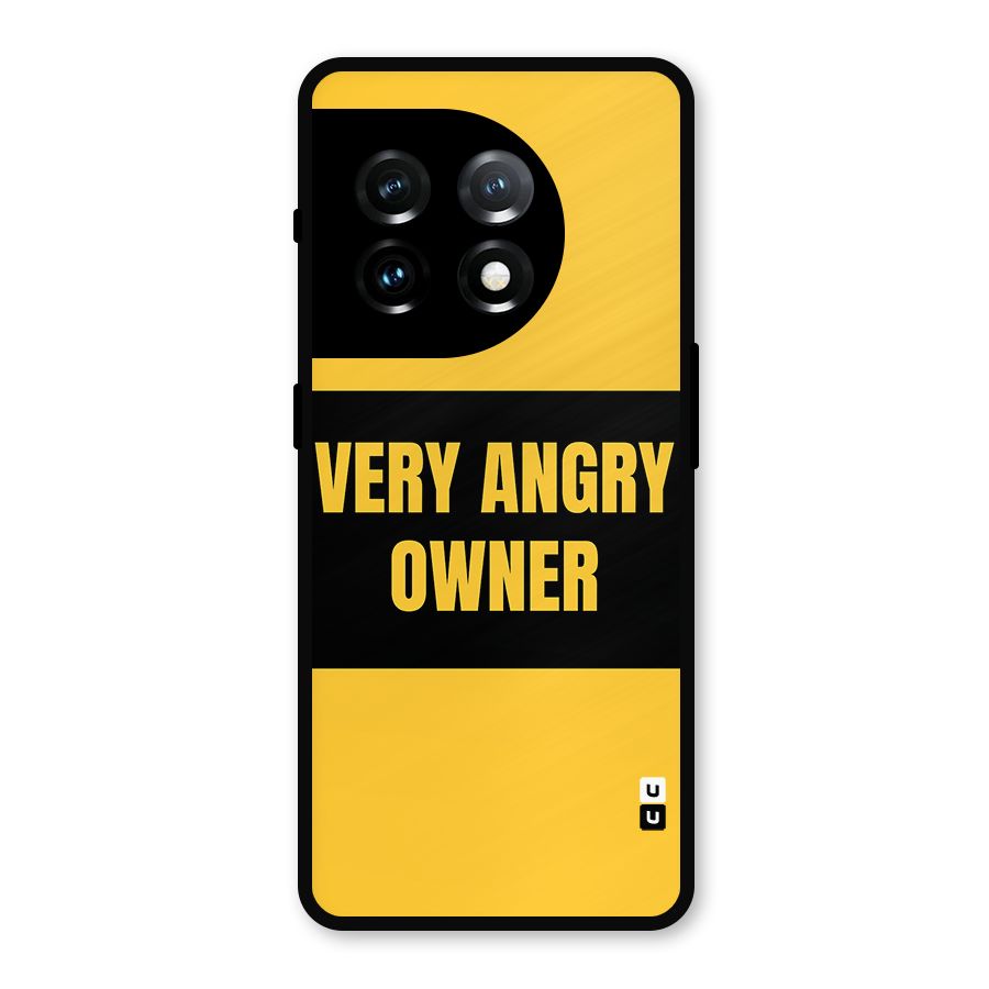 Angry Owner Metal Back Case for OnePlus 11