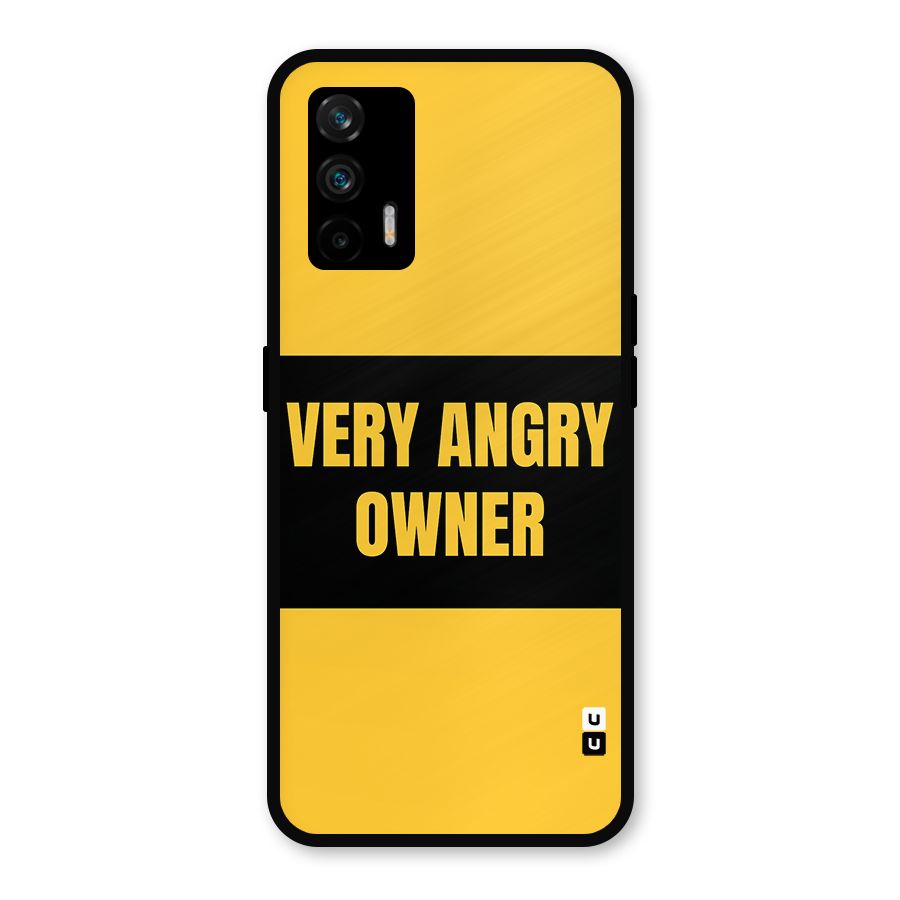 Angry Owner Metal Back Case for Realme GT 5G