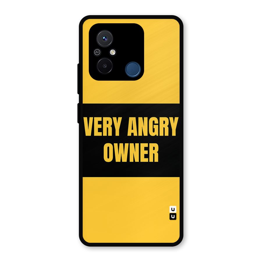 Angry Owner Metal Back Case for Redmi 12C