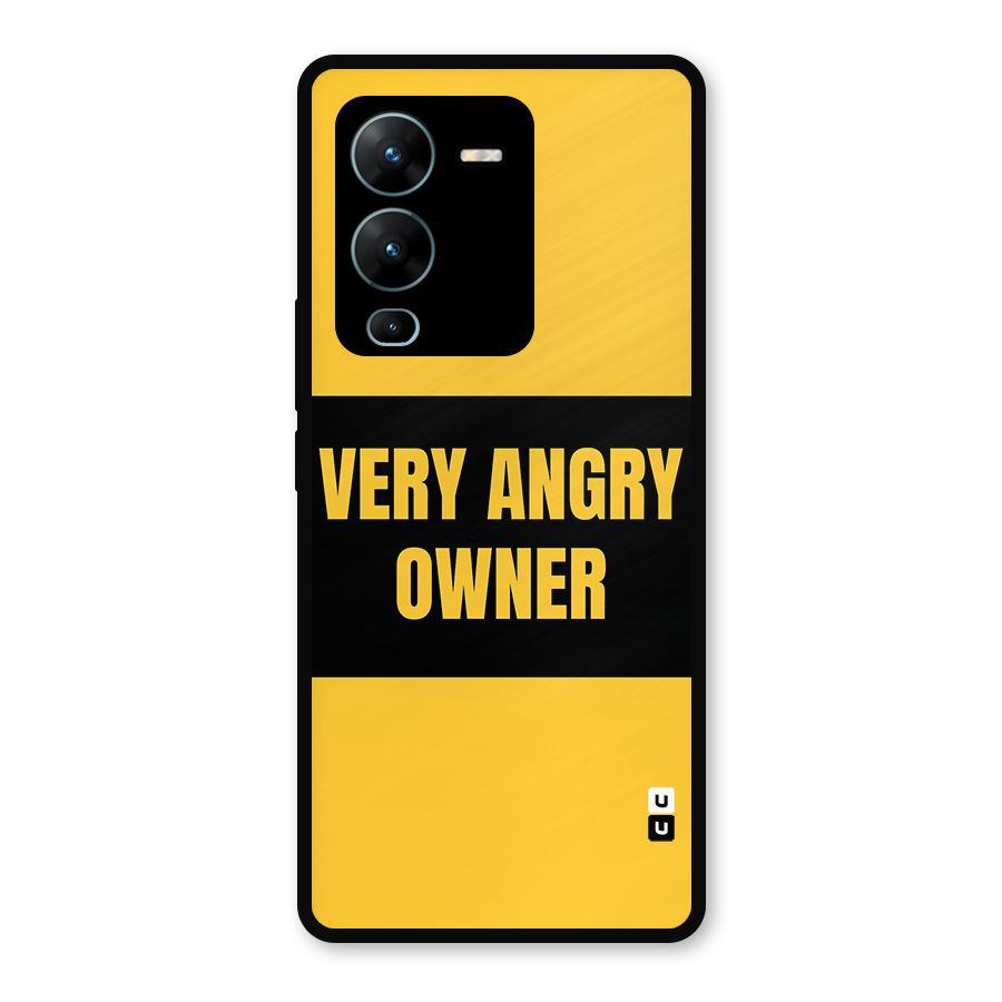 Angry Owner Metal Back Case for Vivo V25 Pro
