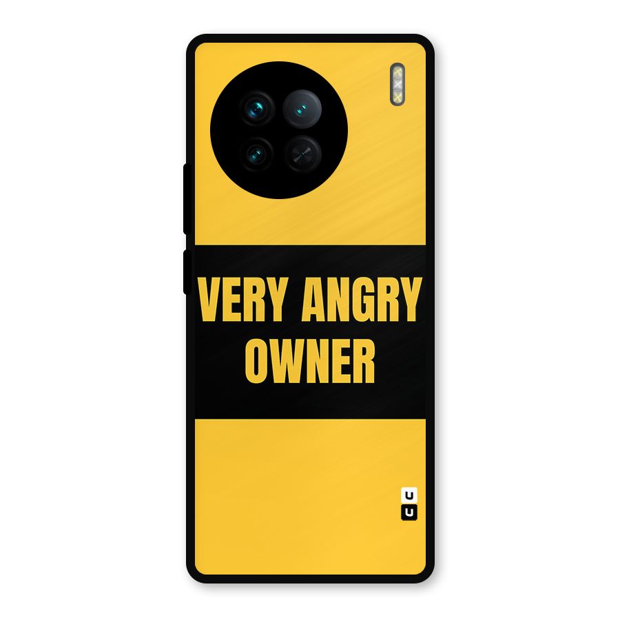 Angry Owner Metal Back Case for Vivo X90