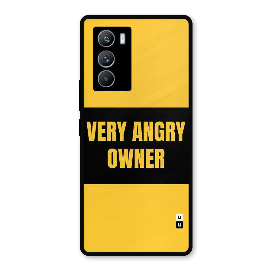 Angry Owner Metal Back Case for iQOO 9 SE