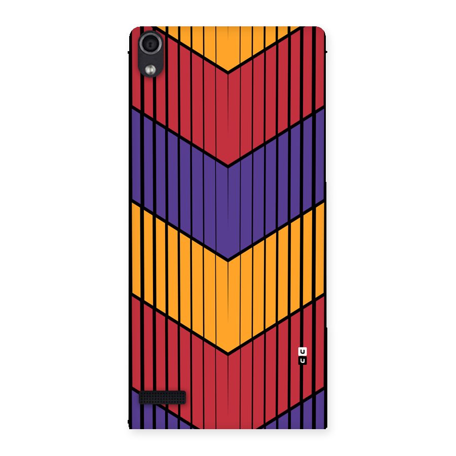 Angular Stripes Back Case for Ascend P6
