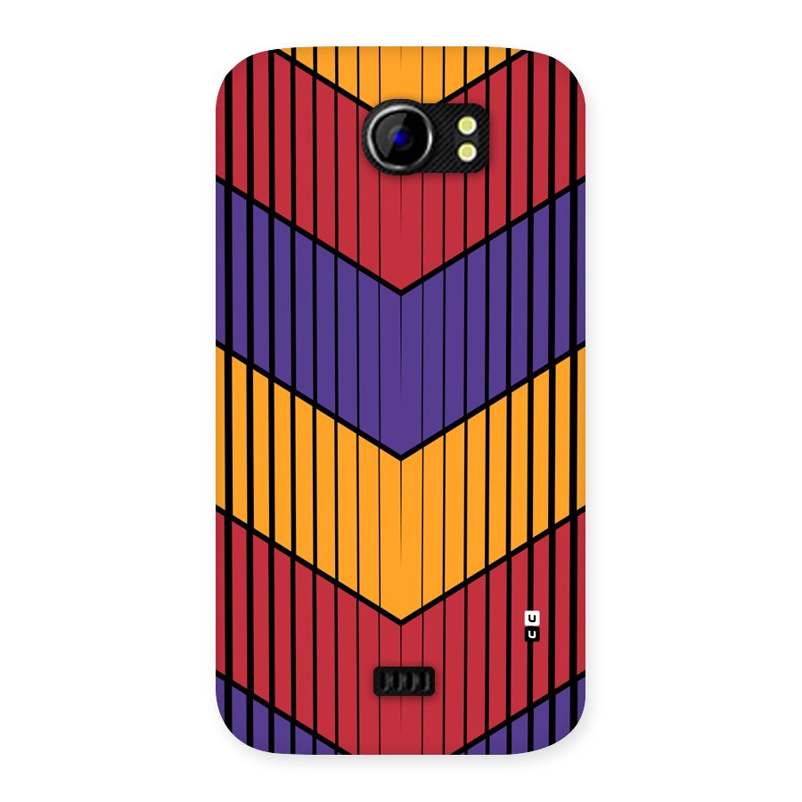 Angular Stripes Back Case for Canvas 2 A110