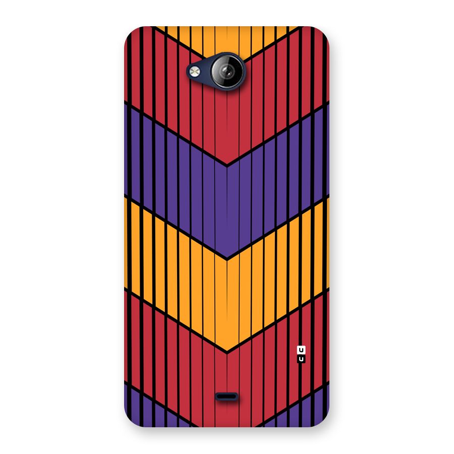 Angular Stripes Back Case for Canvas Play Q355