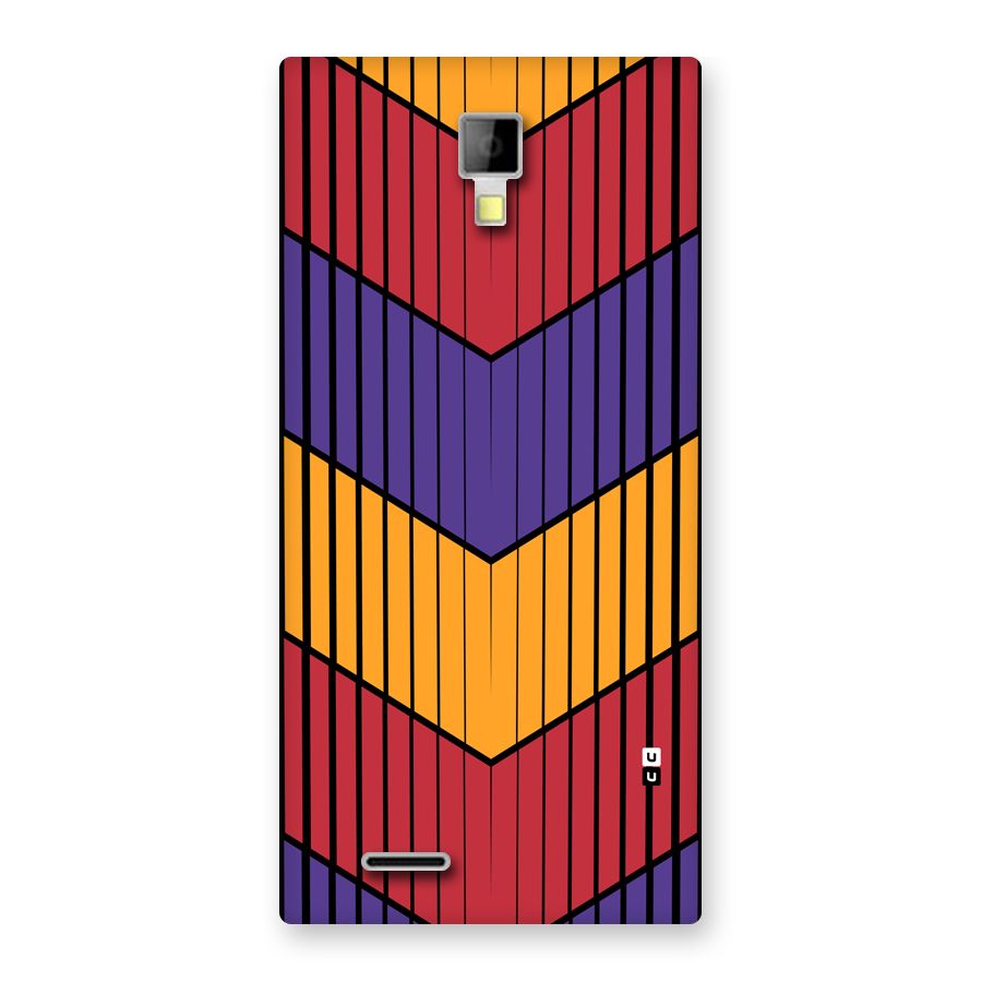 Angular Stripes Back Case for Canvas Xpress A99